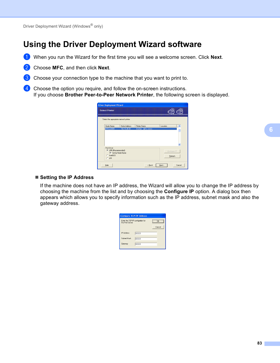 Using the driver deployment wizard software | Brother MFC-J410W User Manual | Page 90 / 122