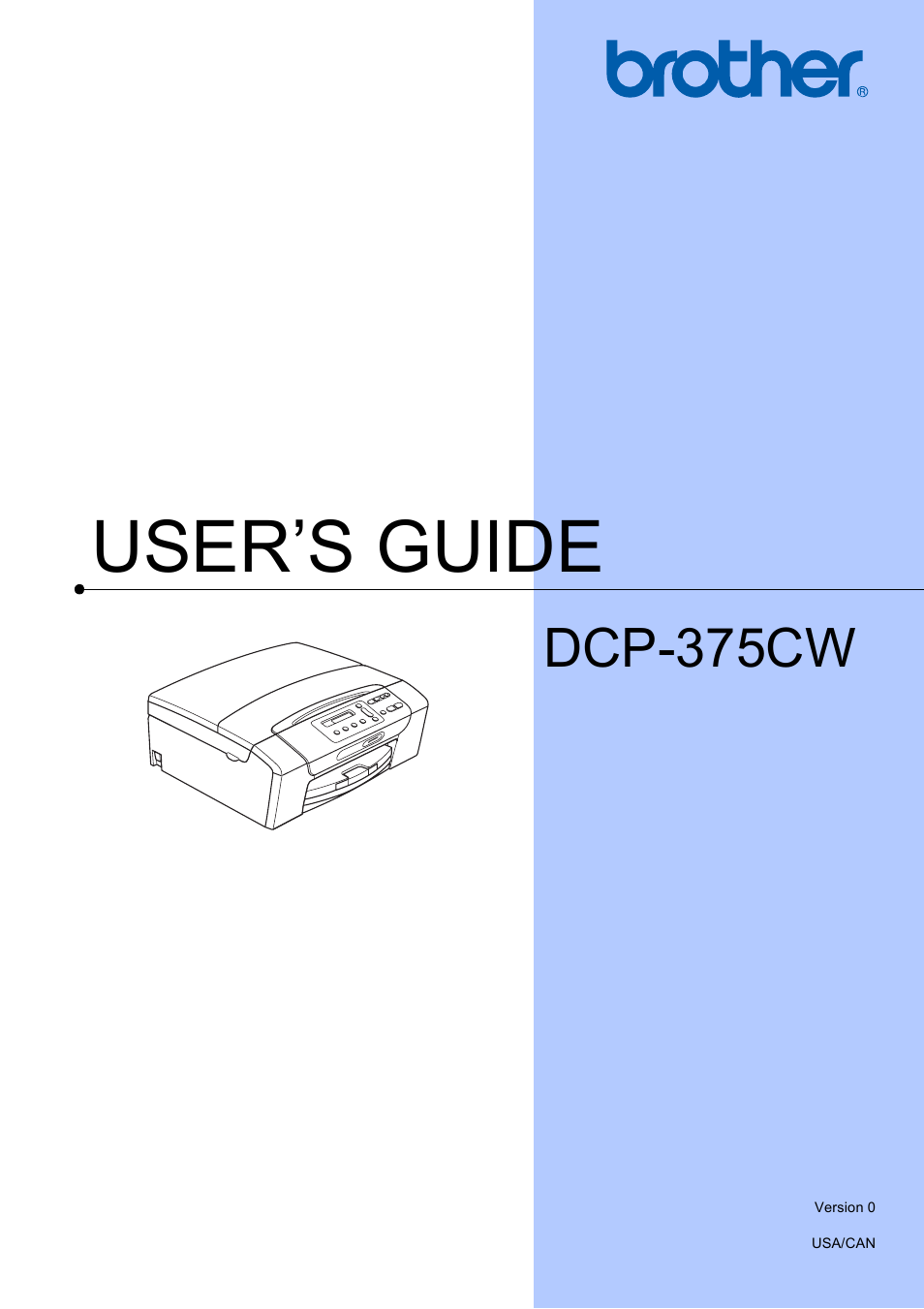 Brother DCP-375CW User Manual | 118 pages