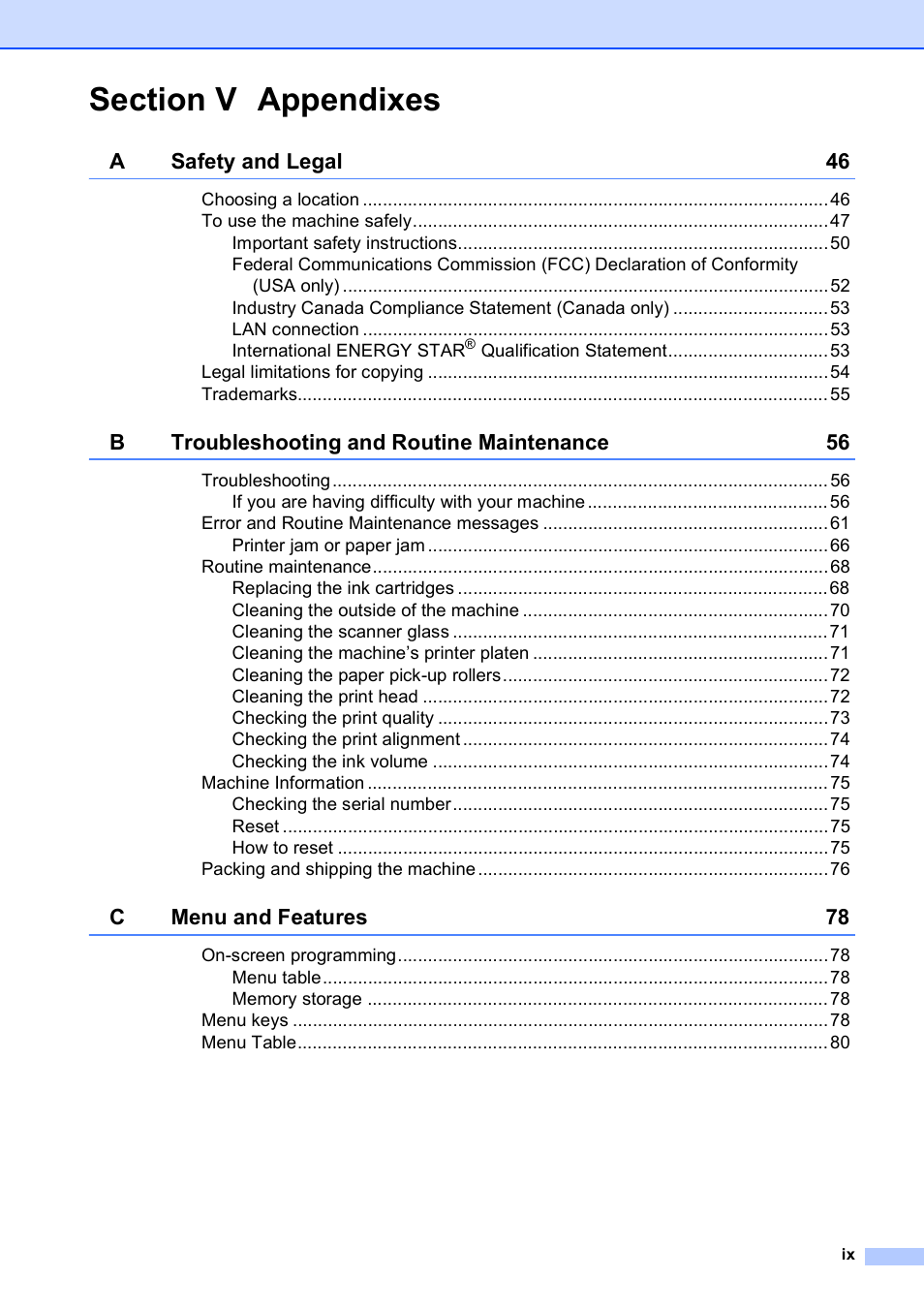 Brother DCP-375CW User Manual | Page 11 / 118