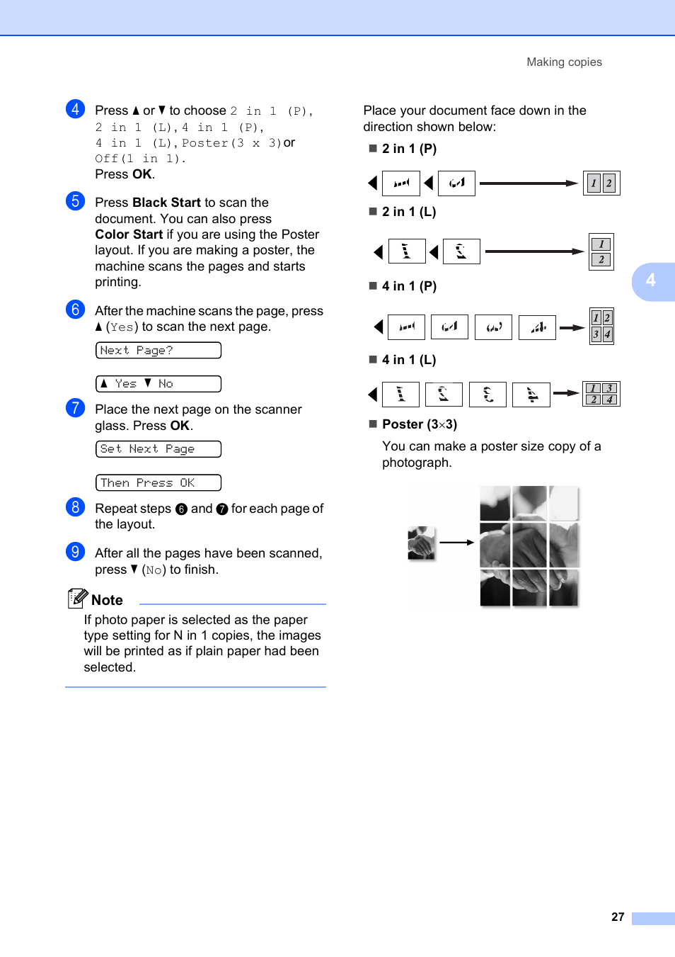 Brother DCP-375CW User Manual | Page 39 / 118