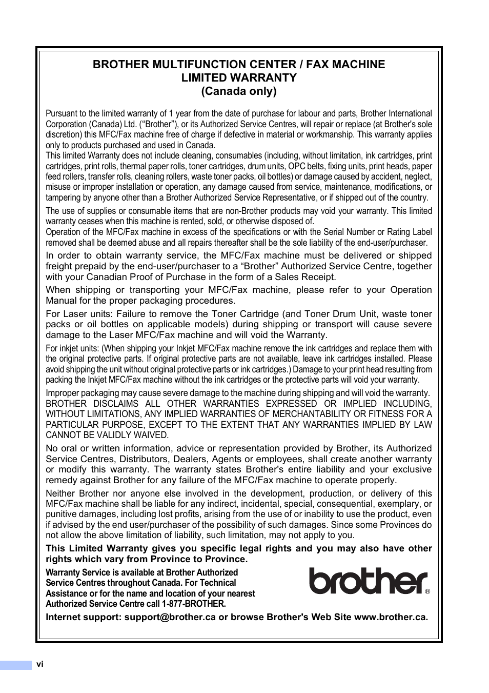 Brother DCP-375CW User Manual | Page 8 / 118