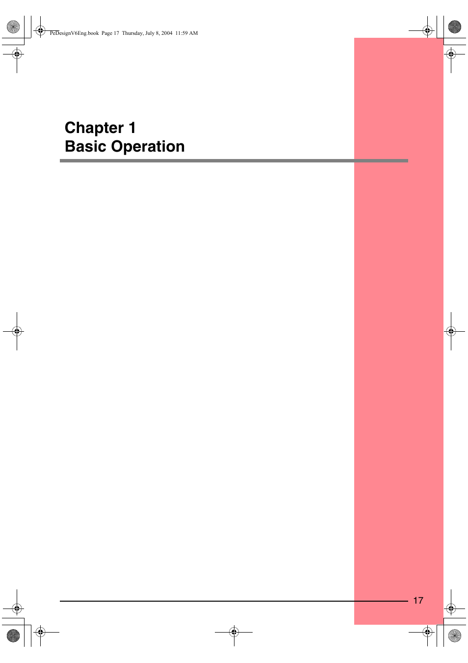 Chapter 1 basic operation | Brother PE-DESIGN Ver.6 User Manual | Page 25 / 272