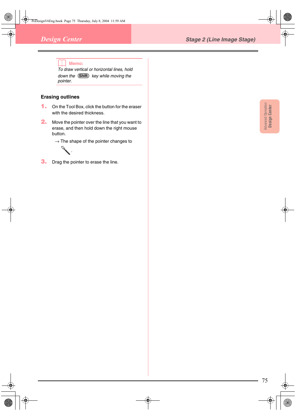 Design center | Brother PE-DESIGN Ver.6 User Manual | Page 83 / 272