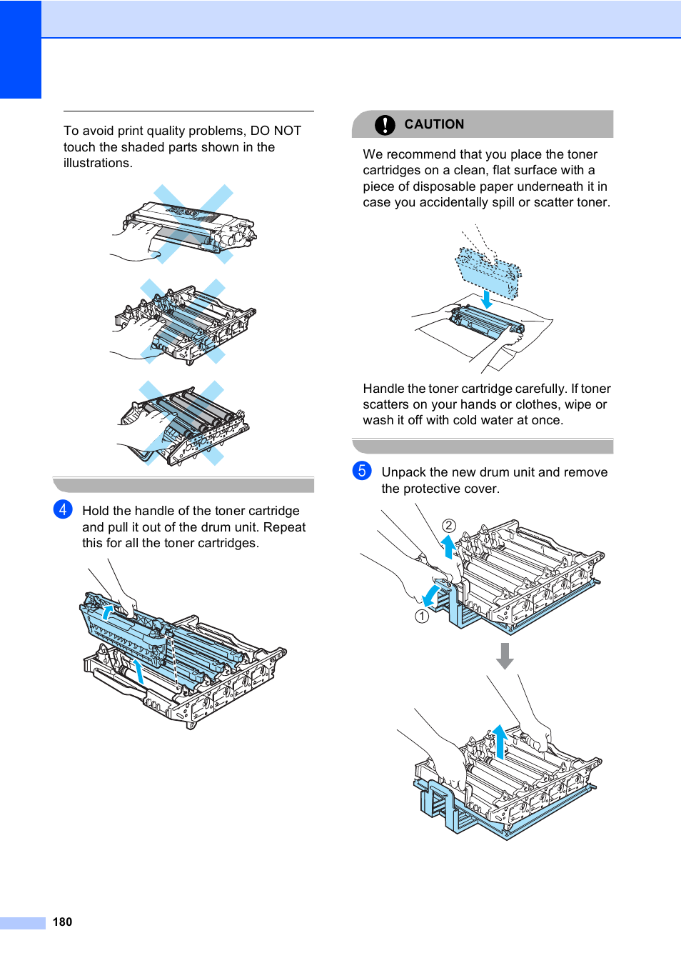 Caution | Brother MFC 9840CDW User Manual | Page 196 / 265