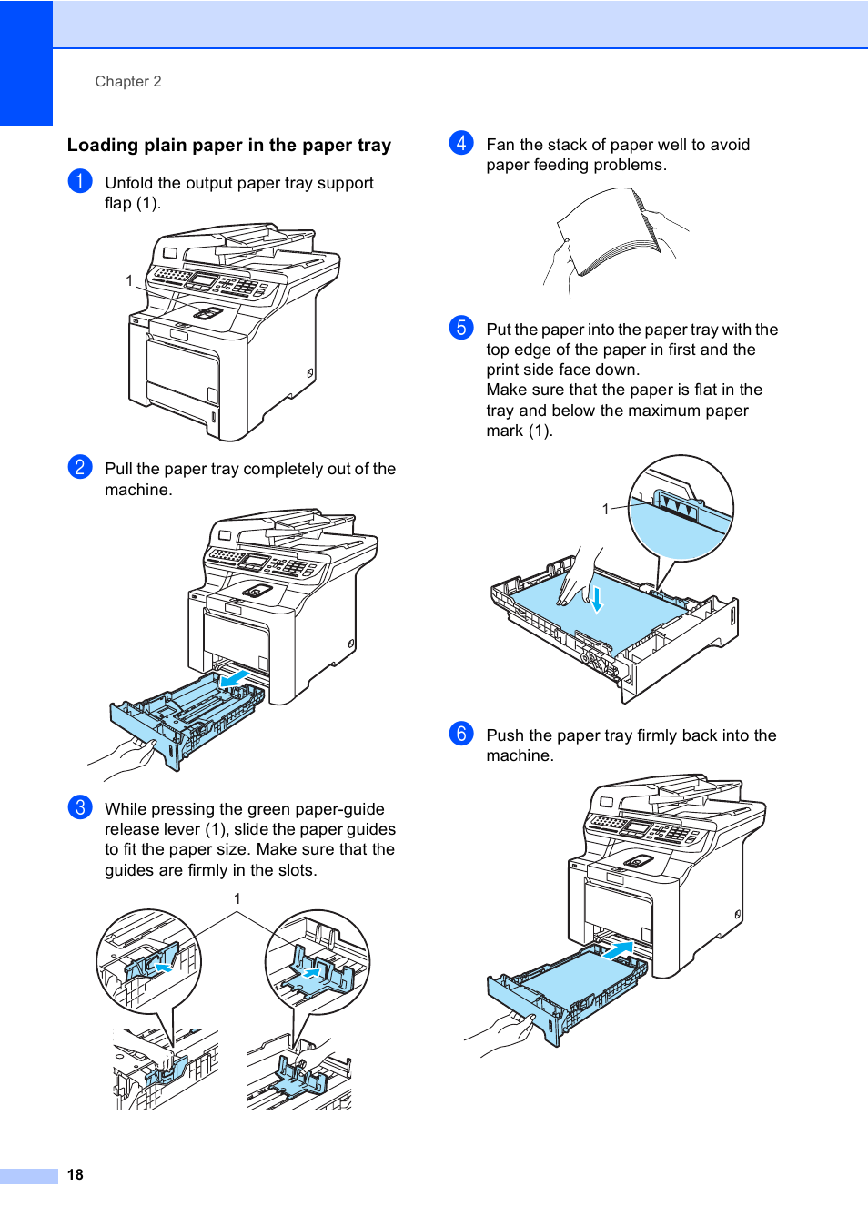 Brother MFC 9840CDW User Manual | Page 34 / 265