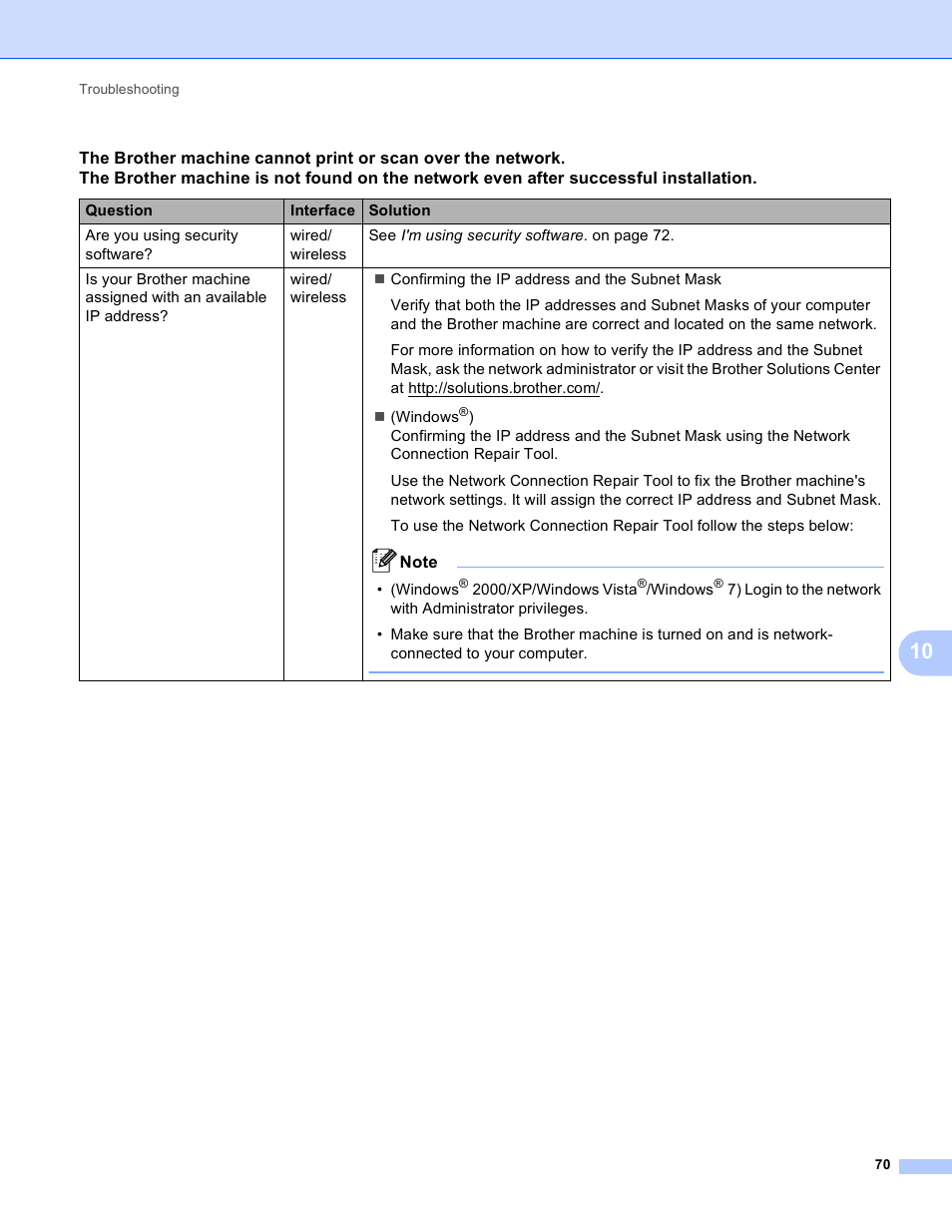 Windows, Confirming the | Brother MFC J6510DW User Manual | Page 75 / 81