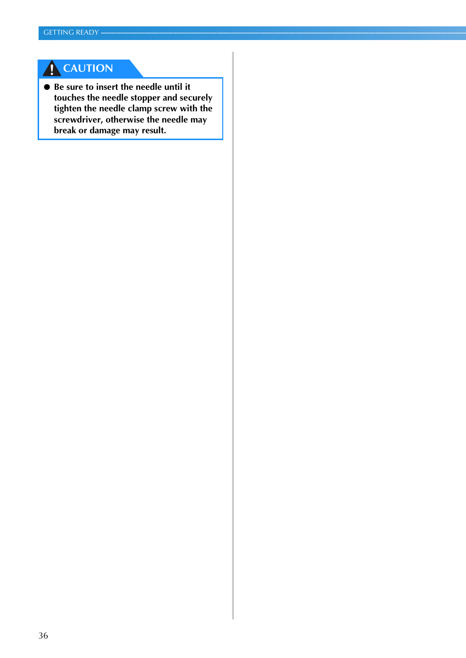 Caution | Brother SB3129 User Manual | Page 42 / 156