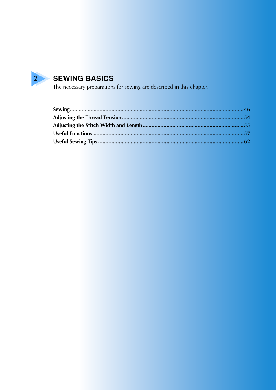 2sewing basics | Brother SB3129 User Manual | Page 51 / 156