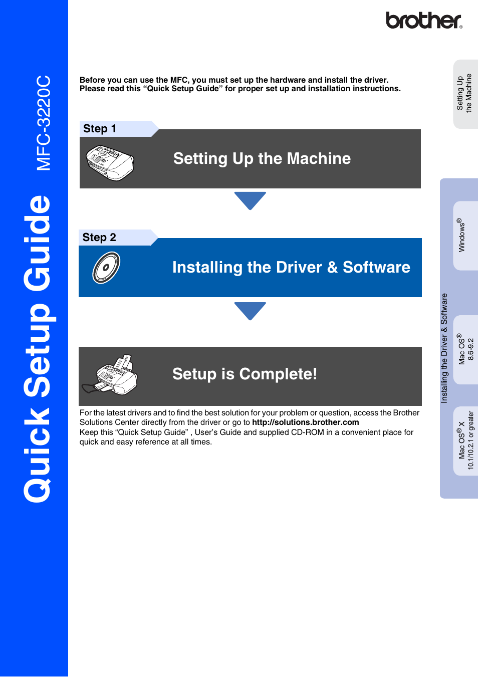 Brother MFC-3220C User Manual | 31 pages