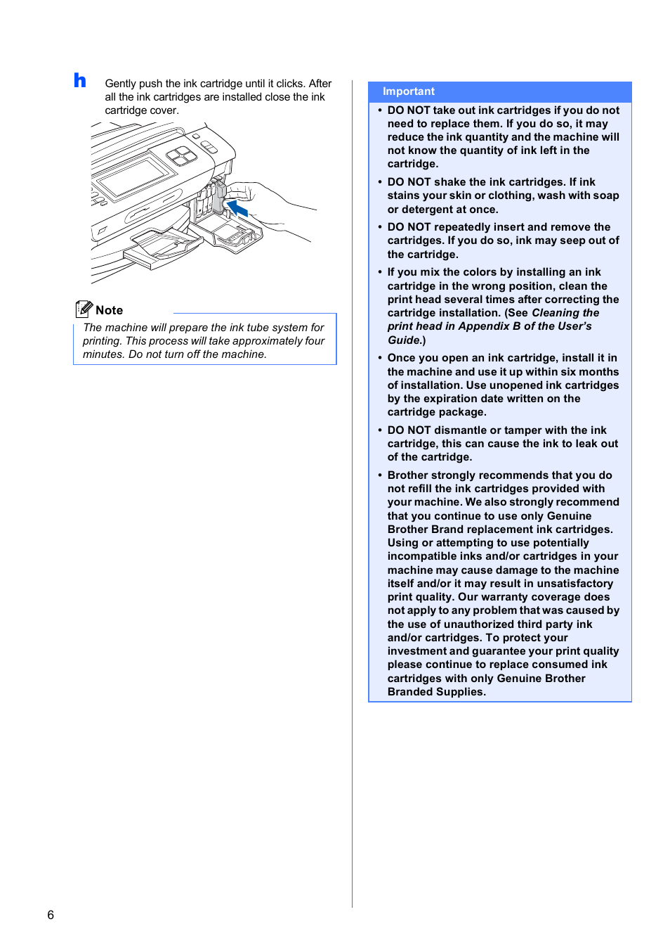 Brother MFC 990cw User Manual | Page 6 / 50