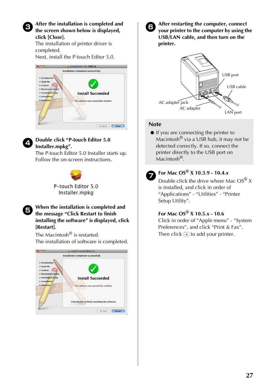 Brother PT-9700PC User Manual | Page 28 / 118