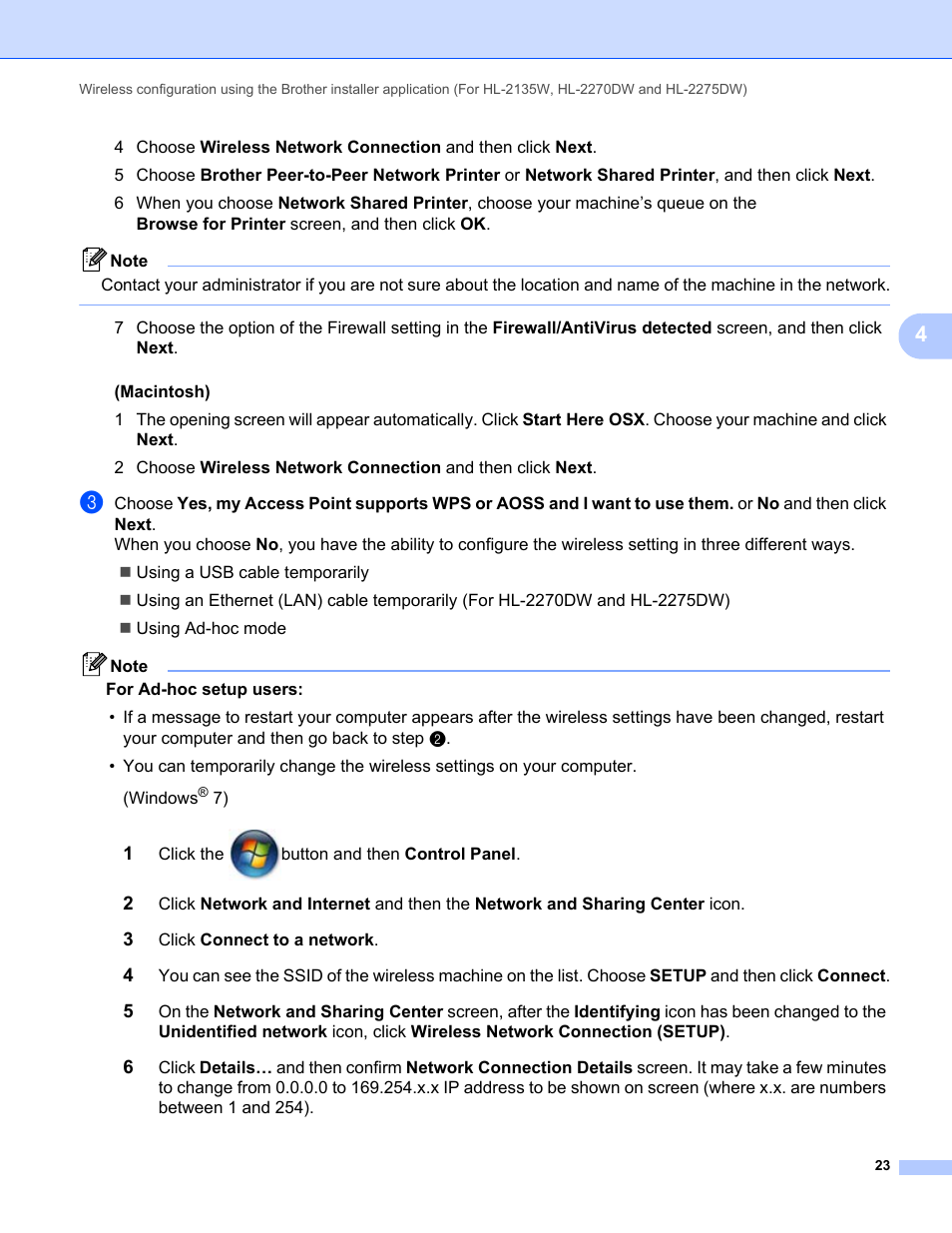 Brother HL 2270DW User Manual | Page 27 / 47