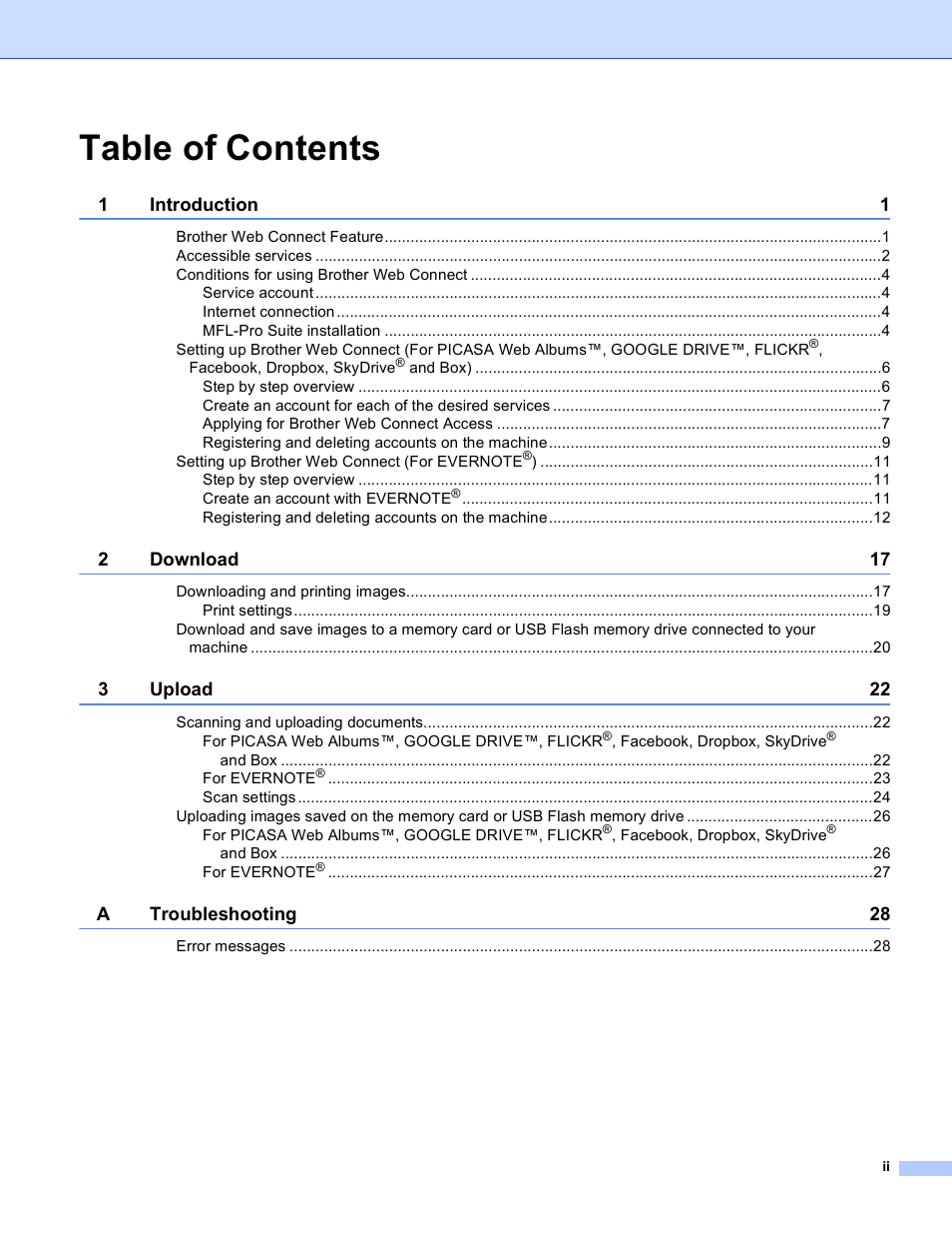 Brother MFC-J835DW User Manual | Page 3 / 33