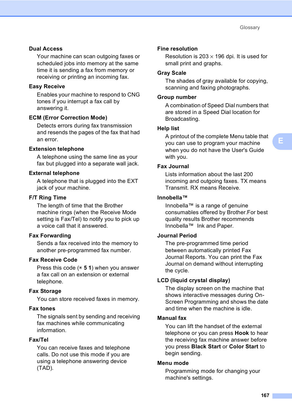 Brother MFC-465CN User Manual | Page 183 / 192