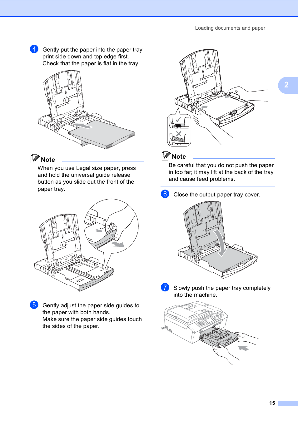 Brother MFC-465CN User Manual | Page 31 / 192