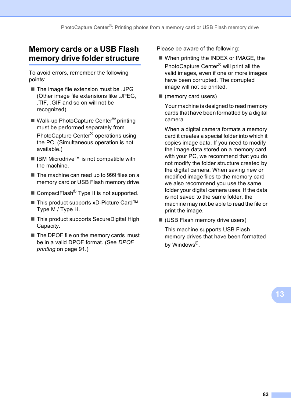 Brother MFC-465CN User Manual | Page 99 / 192