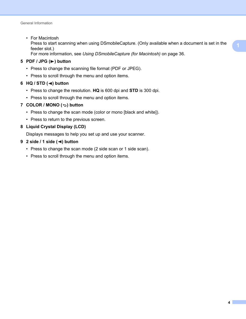 Brother DS-820W User Manual | Page 12 / 99