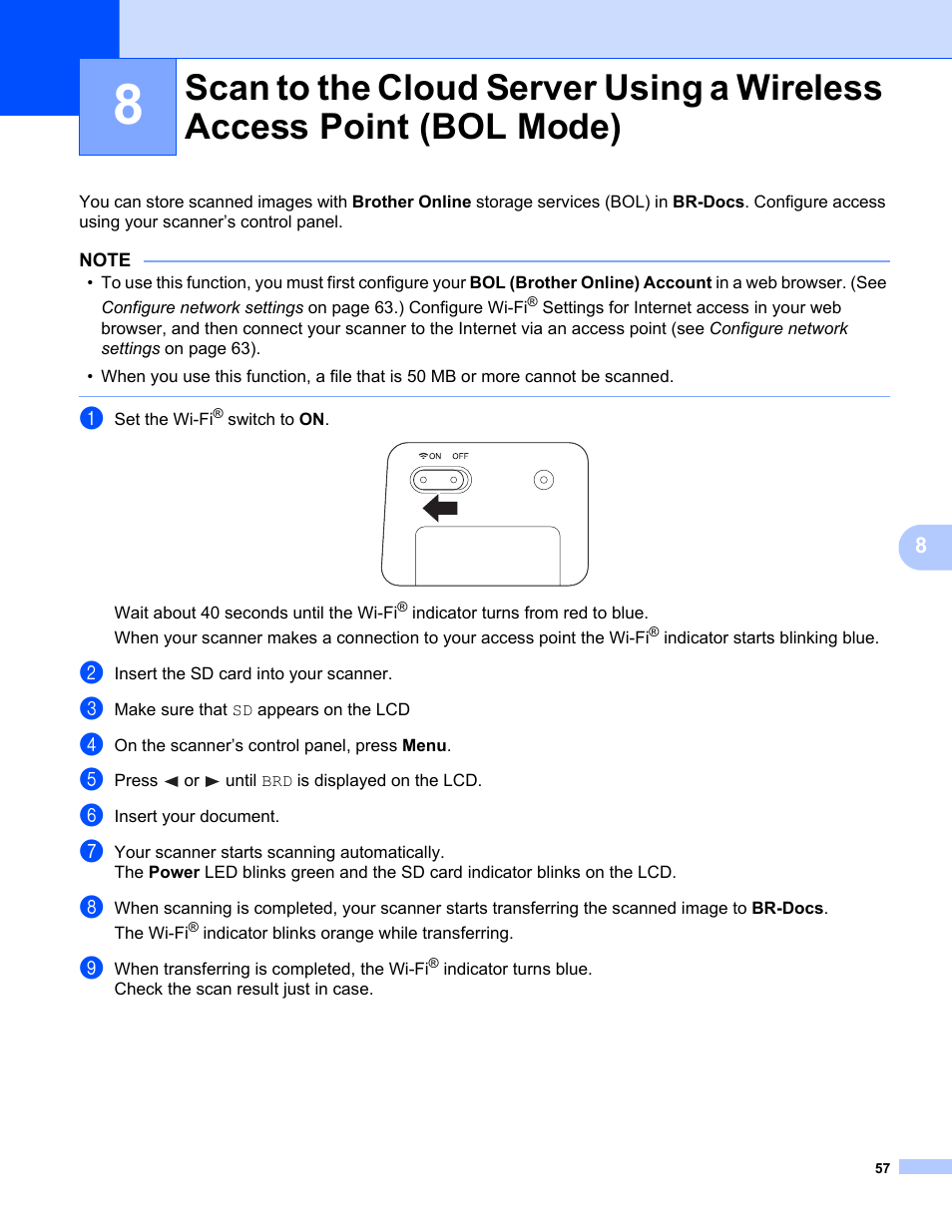 Brother DS-820W User Manual | Page 65 / 99