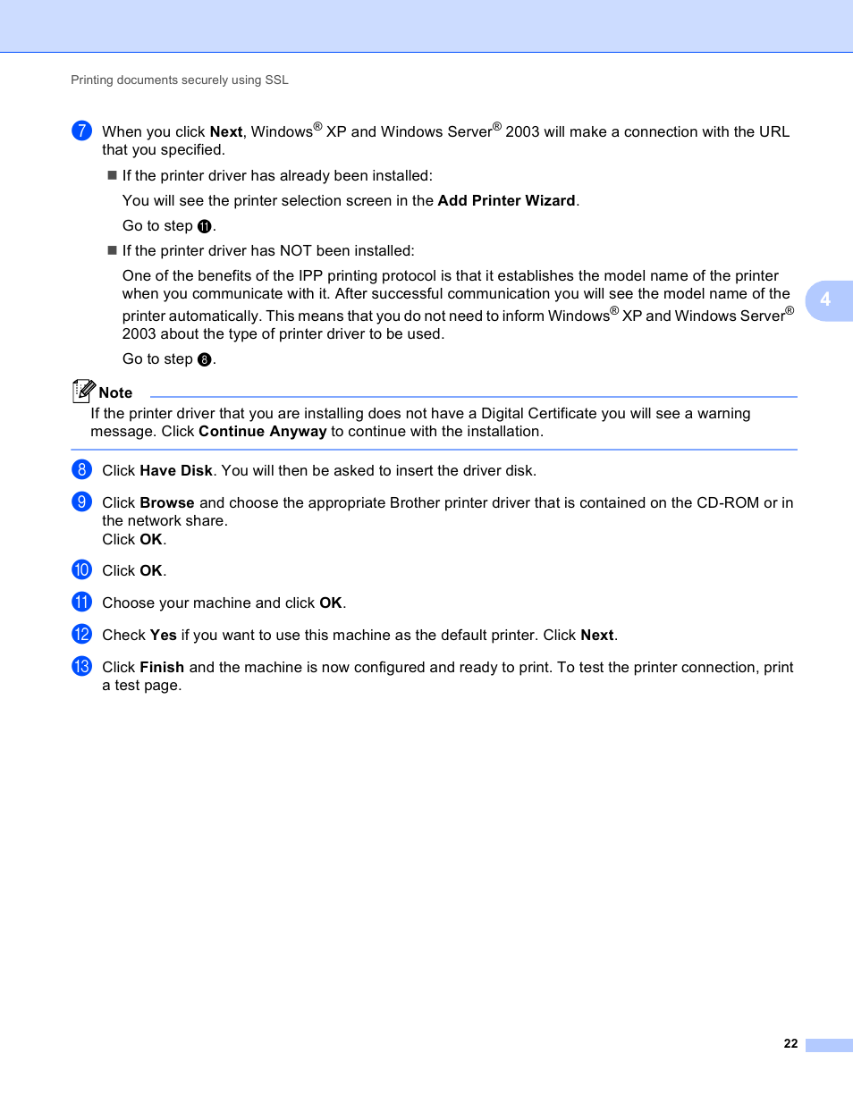 Brother HL-S7000DN User Manual | Page 26 / 36
