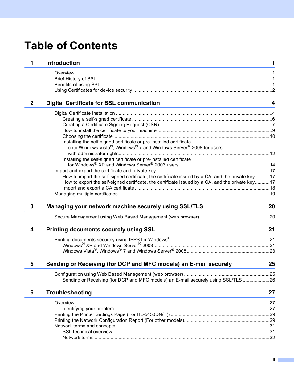 Brother HL-S7000DN User Manual | Page 4 / 36