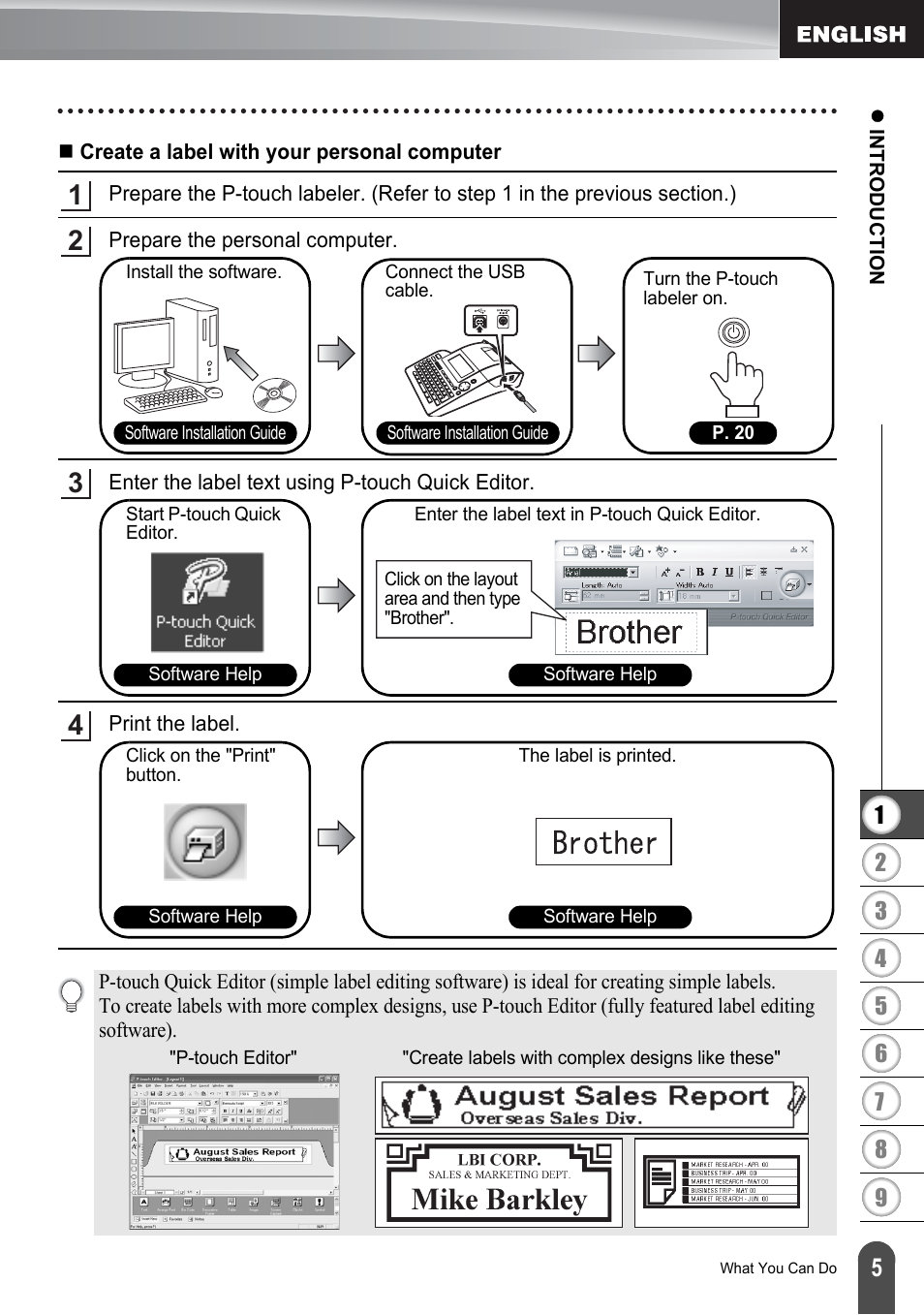 Brother PT-2700 User Manual | Page 11 / 180