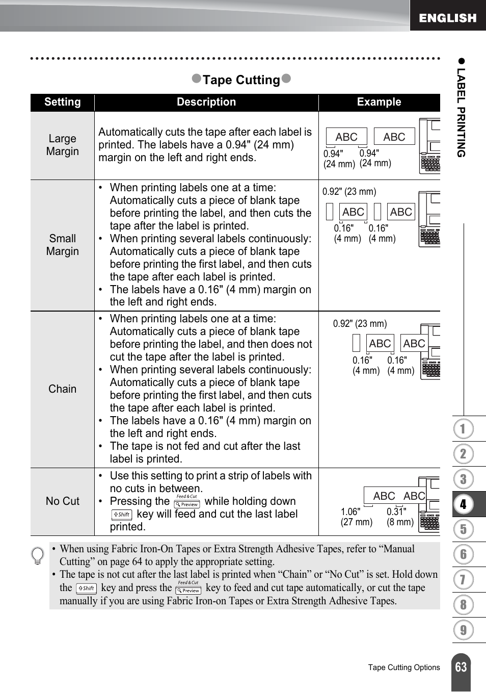 Brother PT-2700 User Manual | Page 69 / 180