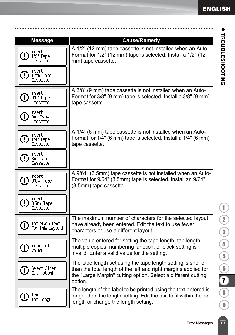 Brother PT-2700 User Manual | Page 83 / 180