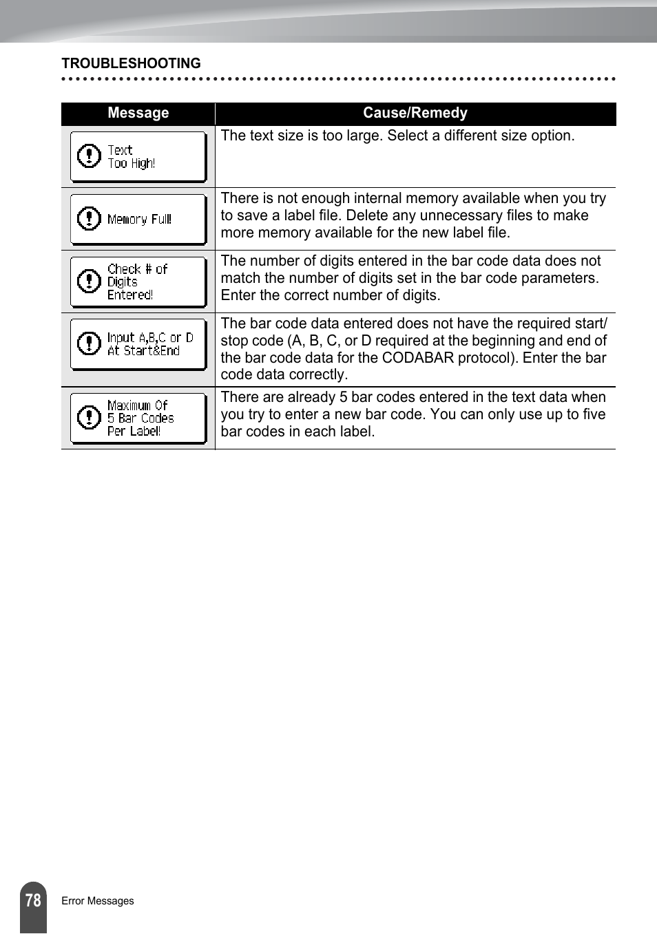 Brother PT-2700 User Manual | Page 84 / 180