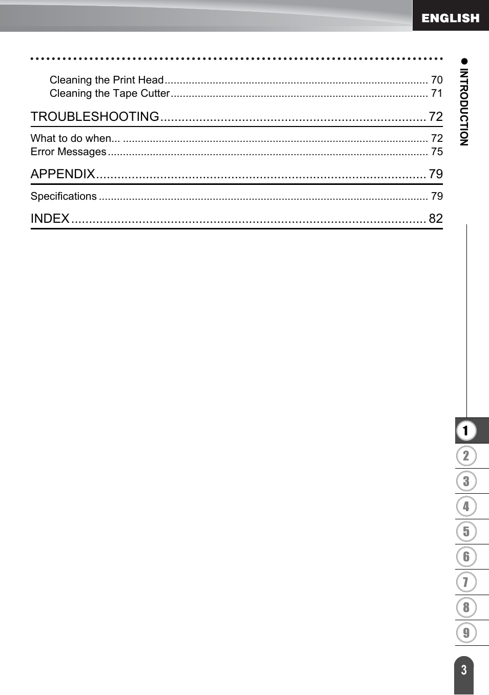 Brother PT-2700 User Manual | Page 9 / 180