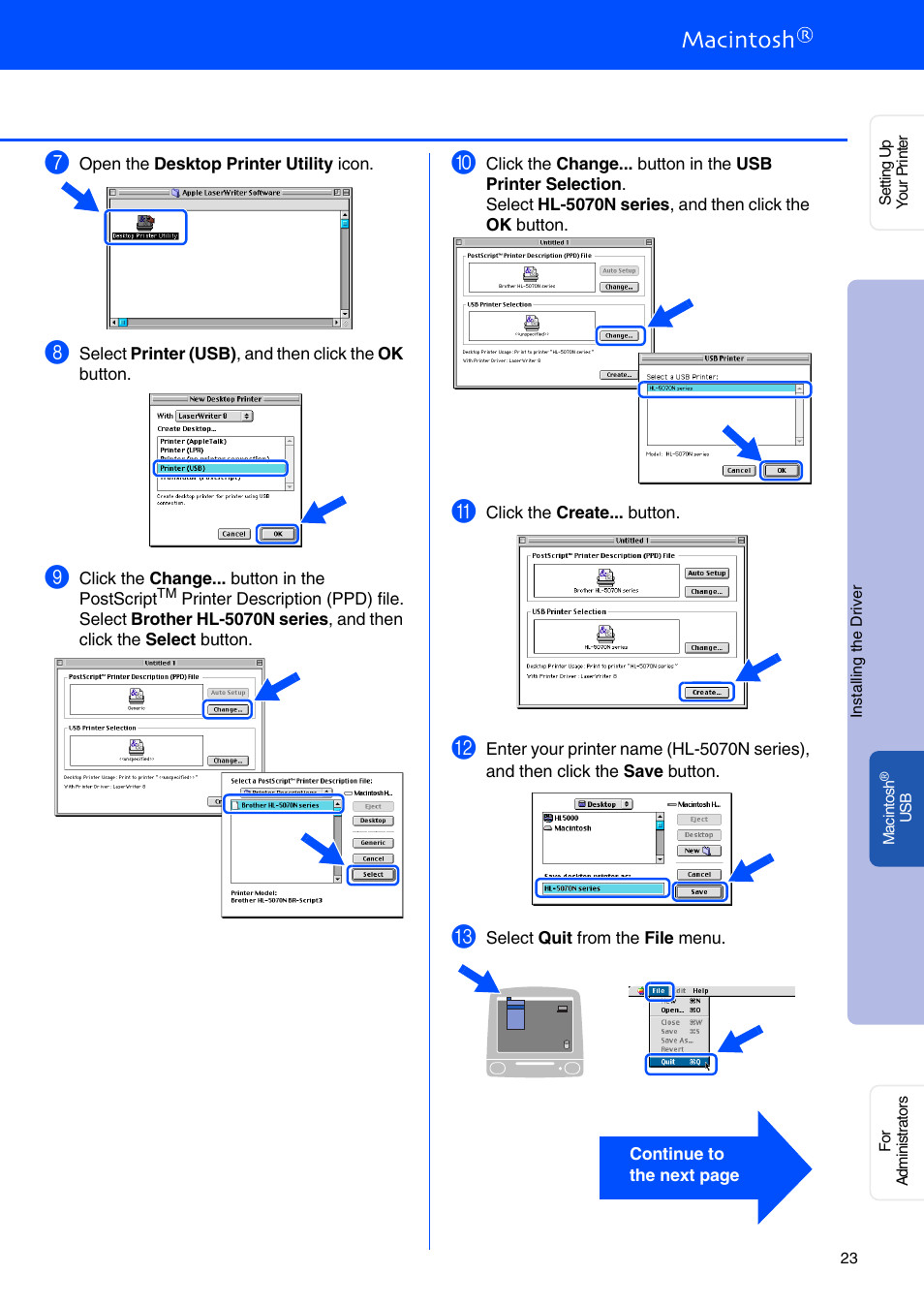 Brother HL-5070N User Manual | Page 25 / 38