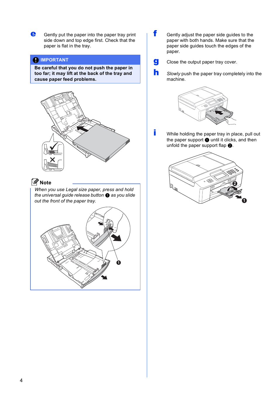 Brother MFC-J835DW User Manual | Page 4 / 44