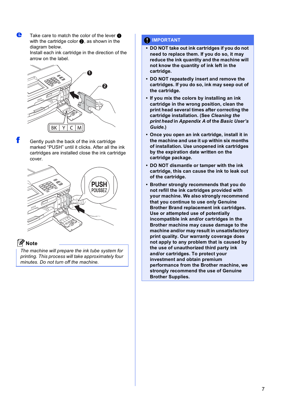 Brother MFC-J835DW User Manual | Page 7 / 44