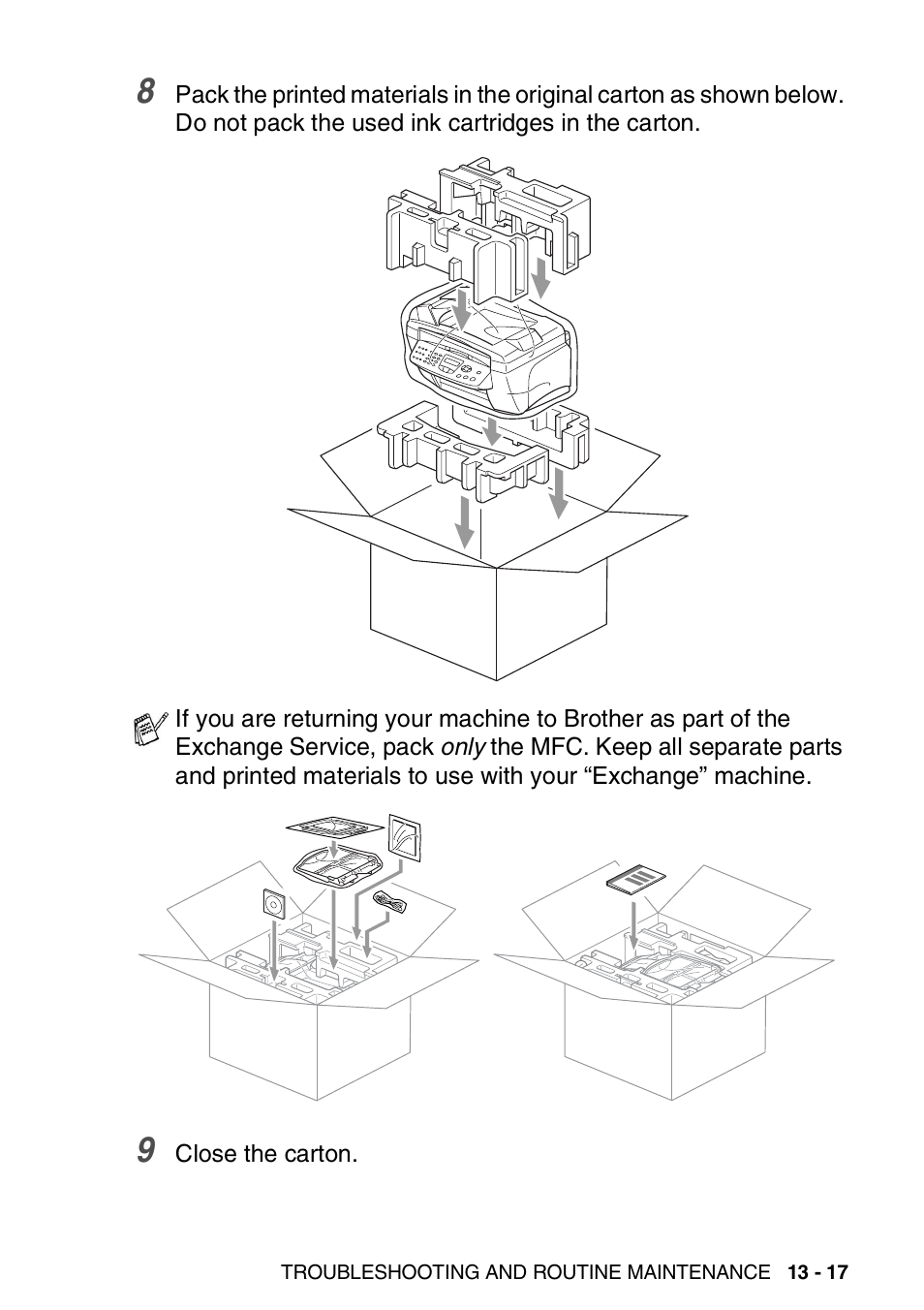 Brother MFC-3820CN User Manual | Page 164 / 191