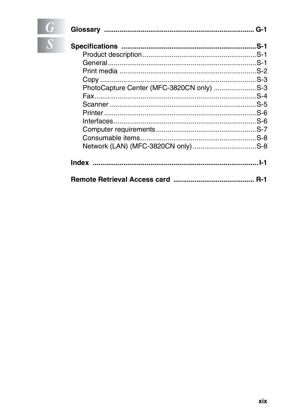 Brother MFC-3820CN User Manual | Page 21 / 191