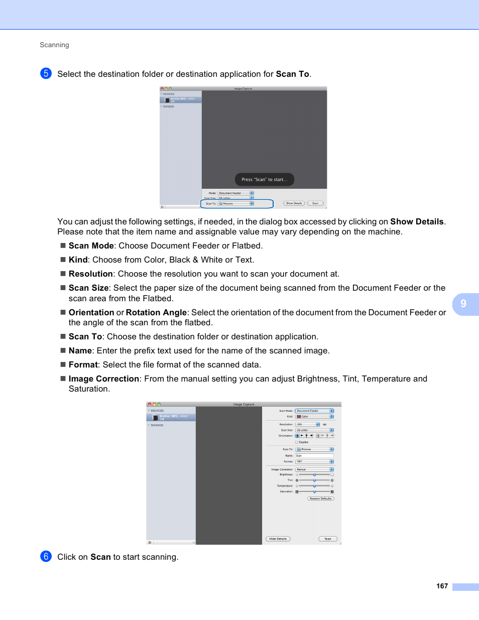 Brother MFC 9970CDW User Manual | Page 174 / 259
