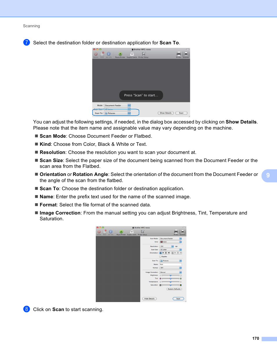 Brother MFC 9970CDW User Manual | Page 177 / 259