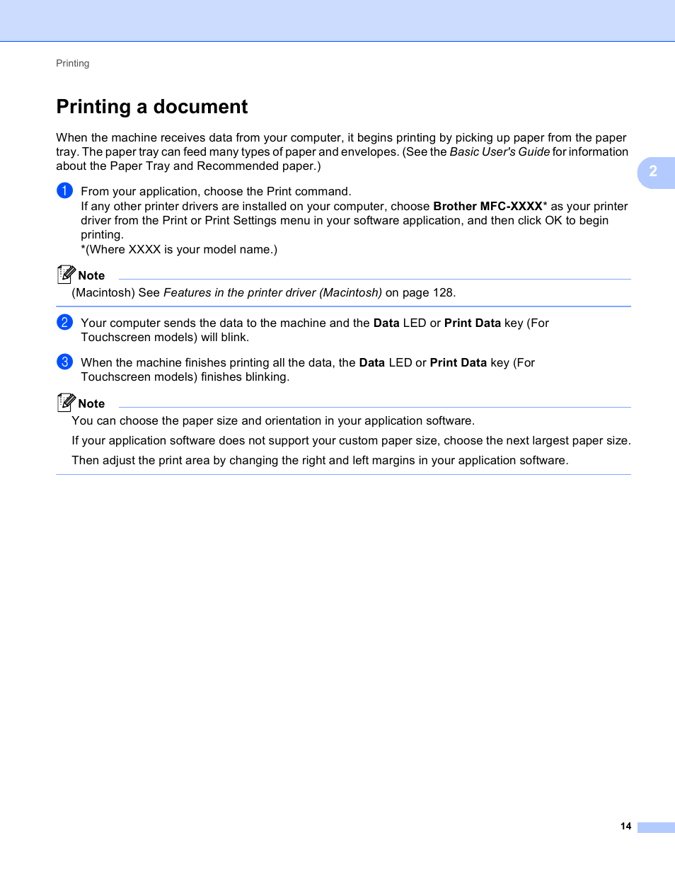 Printing a document | Brother MFC 9970CDW User Manual | Page 21 / 259