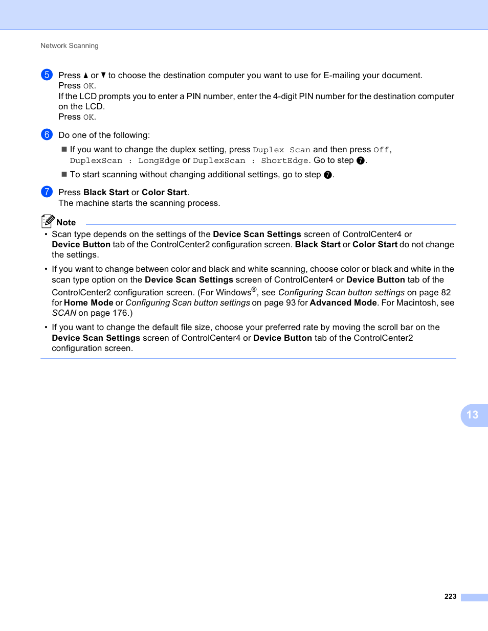 Brother MFC 9970CDW User Manual | Page 230 / 259