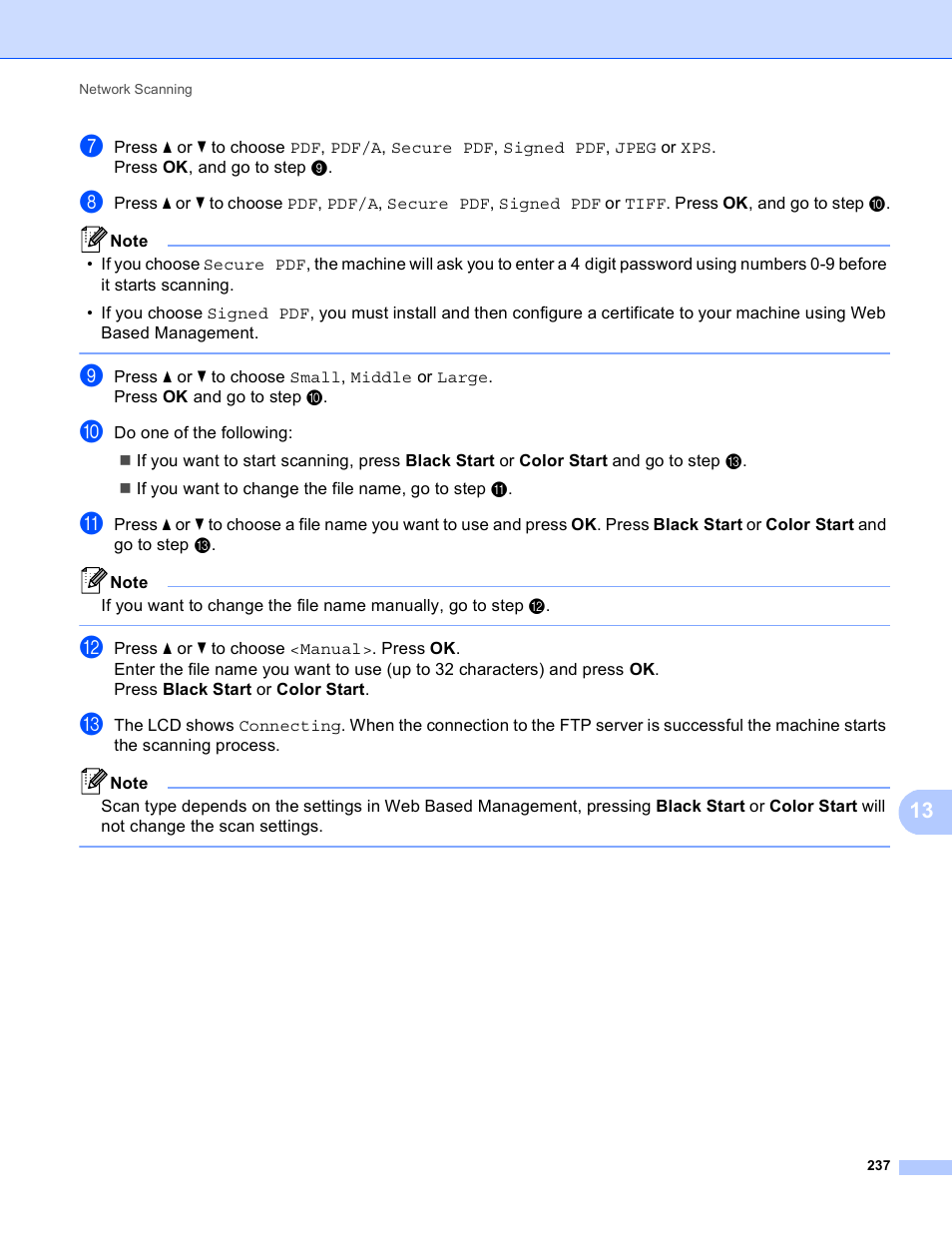 Brother MFC 9970CDW User Manual | Page 244 / 259