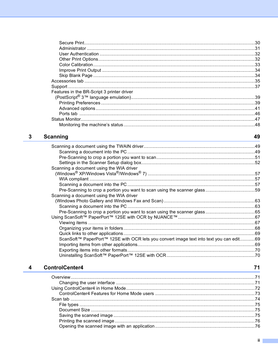 Brother MFC 9970CDW User Manual | Page 3 / 259