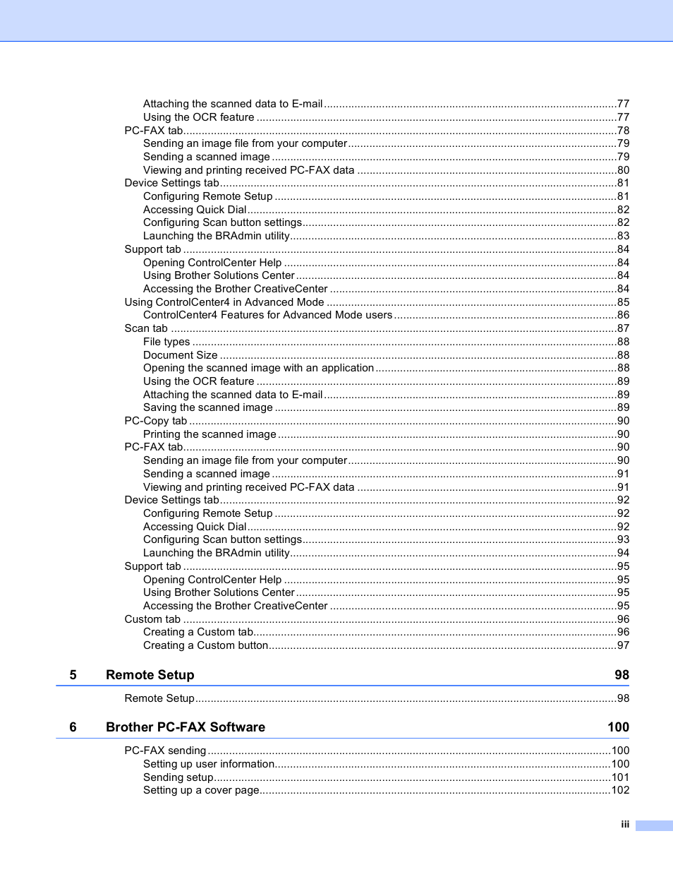 Brother MFC 9970CDW User Manual | Page 4 / 259
