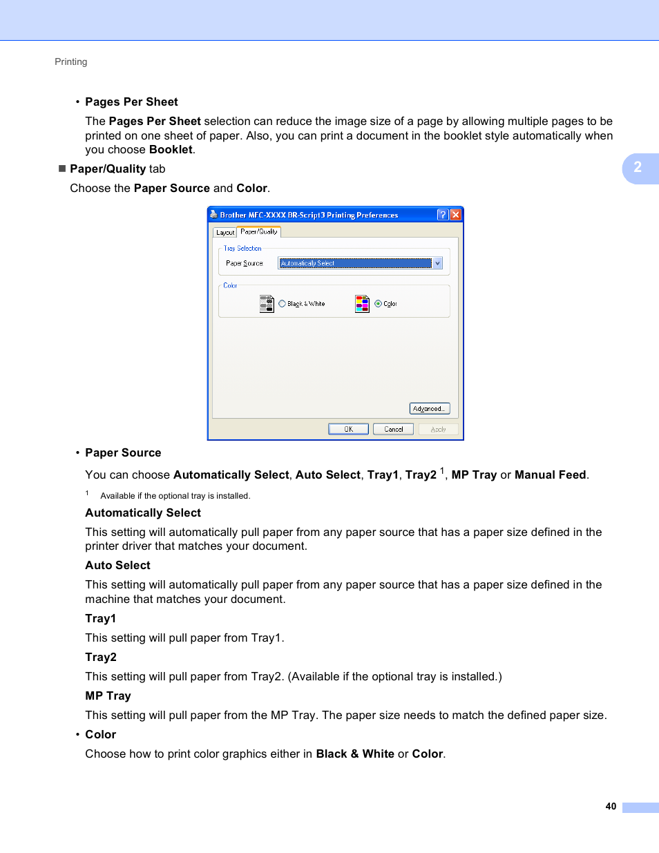 Brother MFC 9970CDW User Manual | Page 47 / 259