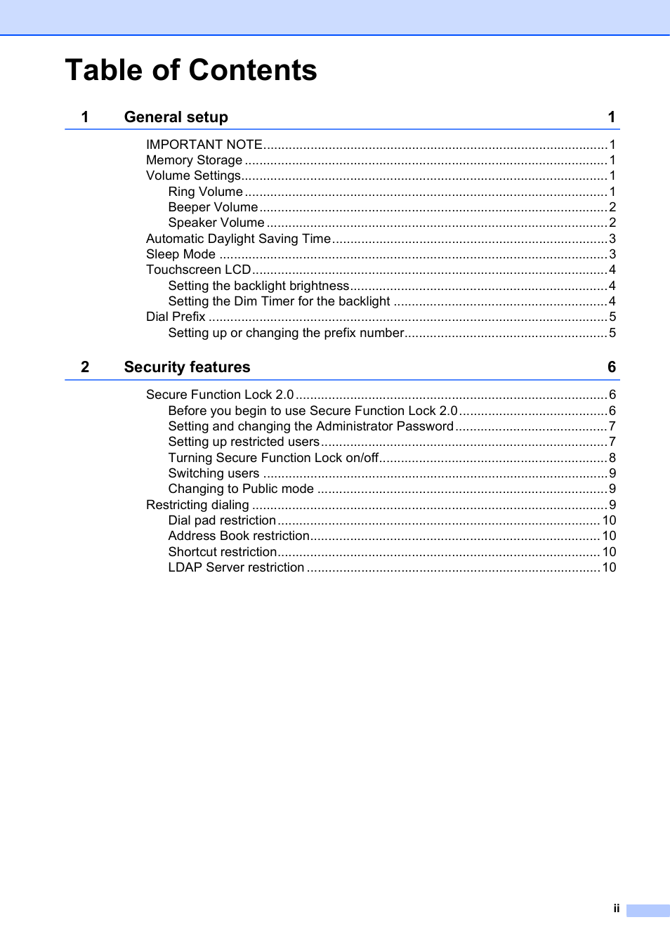 Brother MFC-J4510DW User Manual | Page 3 / 99