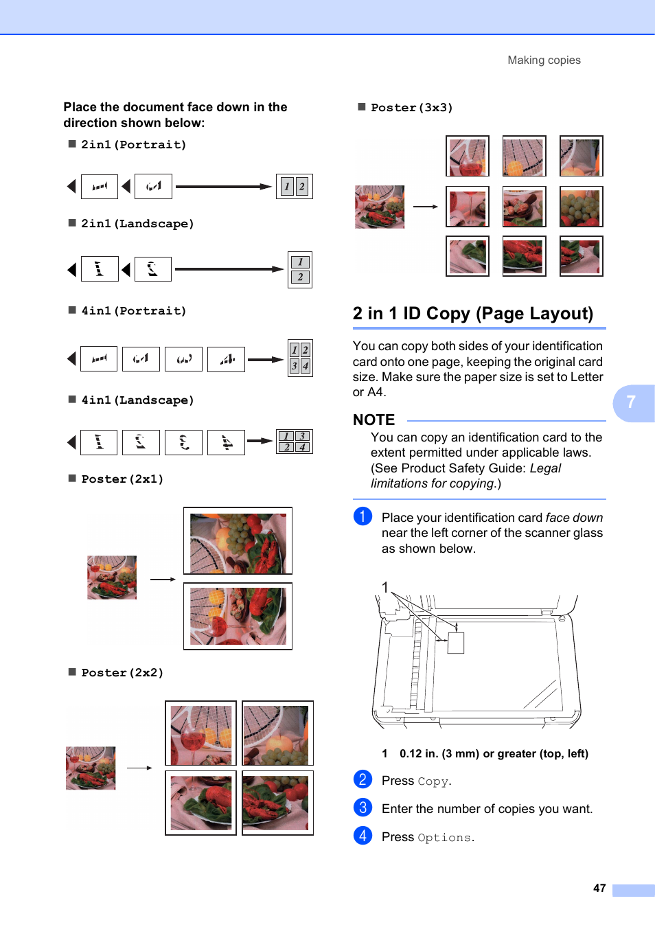 2 in 1 id copy (page layout) | Brother MFC-J4510DW User Manual | Page 53 / 99