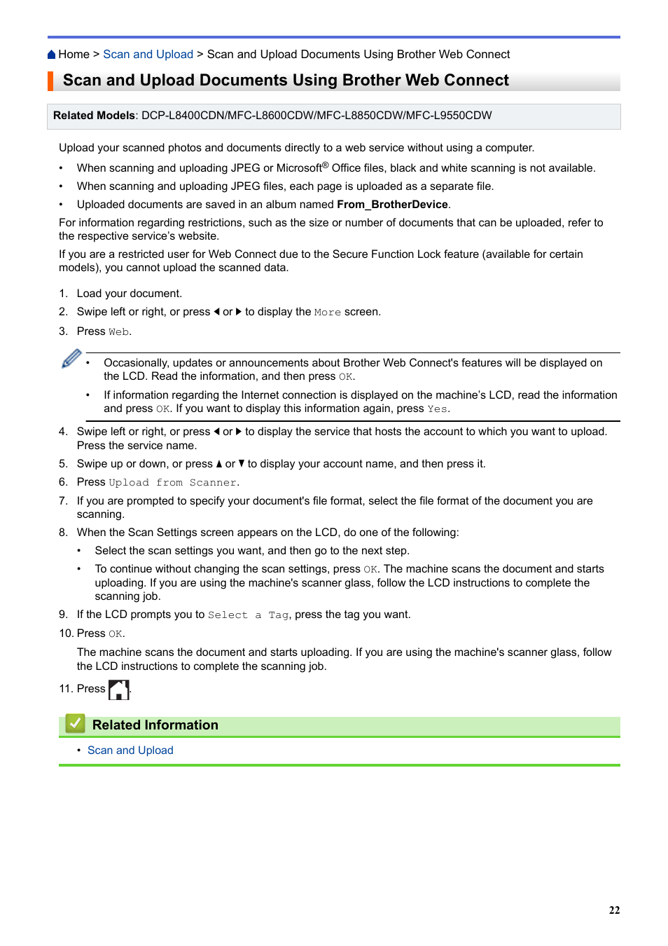 Brother MFC-L8850CDW User Manual | Page 27 / 61