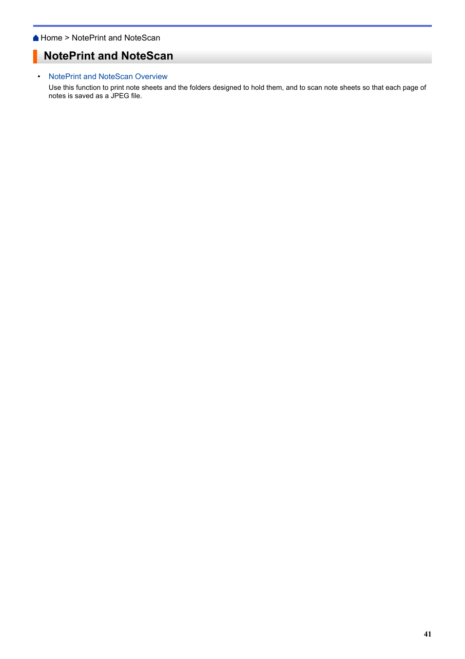 Noteprint and notescan | Brother MFC-L8850CDW User Manual | Page 46 / 61