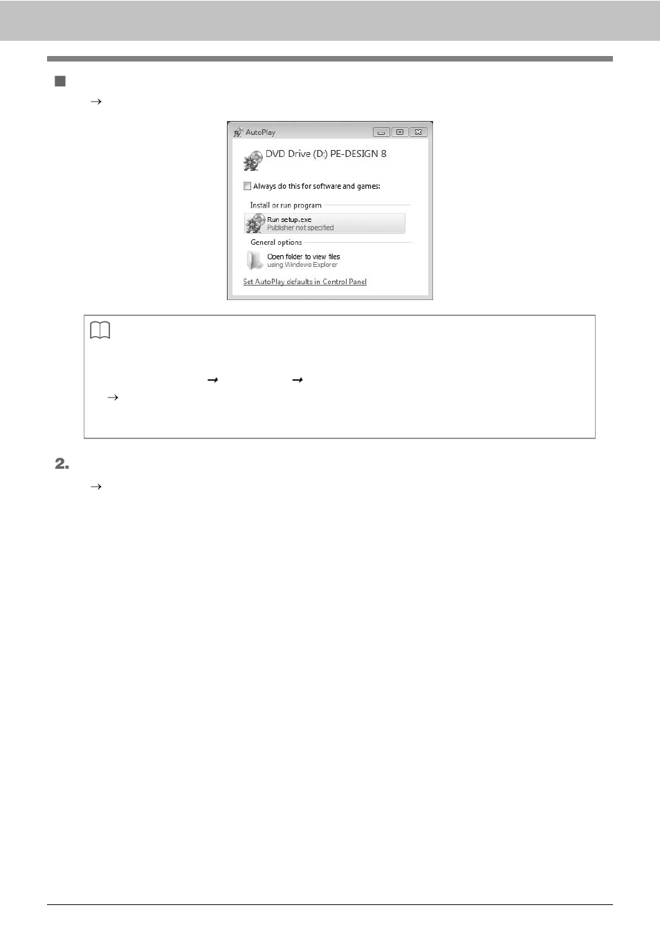 Before use, Windows vista, Users only | Brother PE-DESIGN 8 User Manual | Page 9 / 16