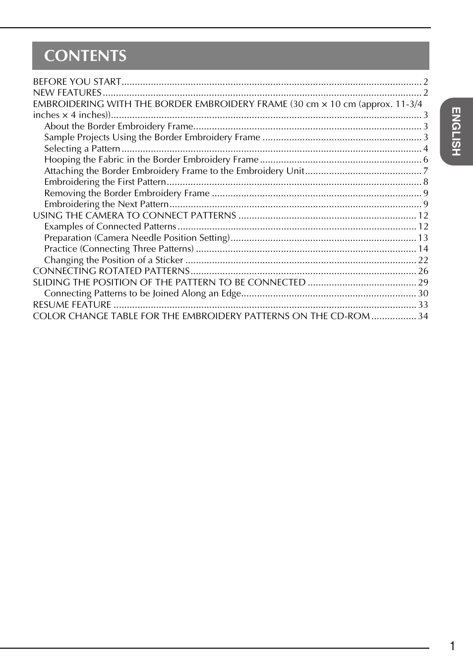 Brother Innov-is 6000D User Manual | Page 2 / 37