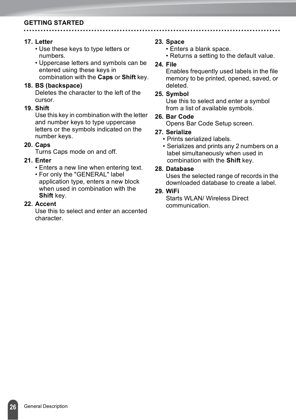 Brother PT-E550W User Manual | Page 26 / 50