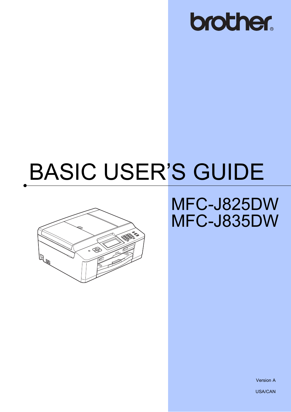 Brother MFC-J835DW User Manual | 154 pages